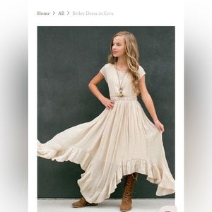 JoyFolie - “Briley” Dress in Ecru